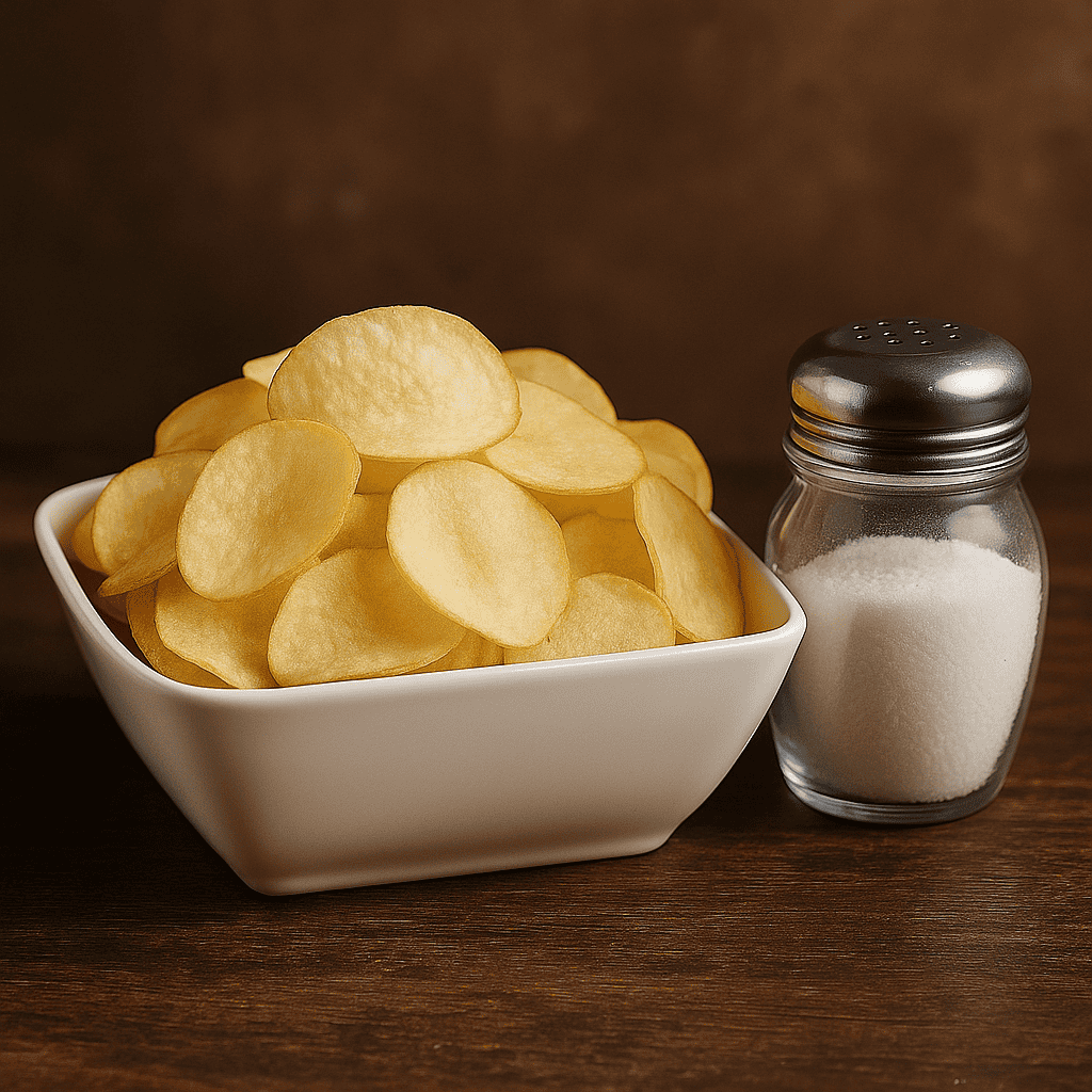 salted chips